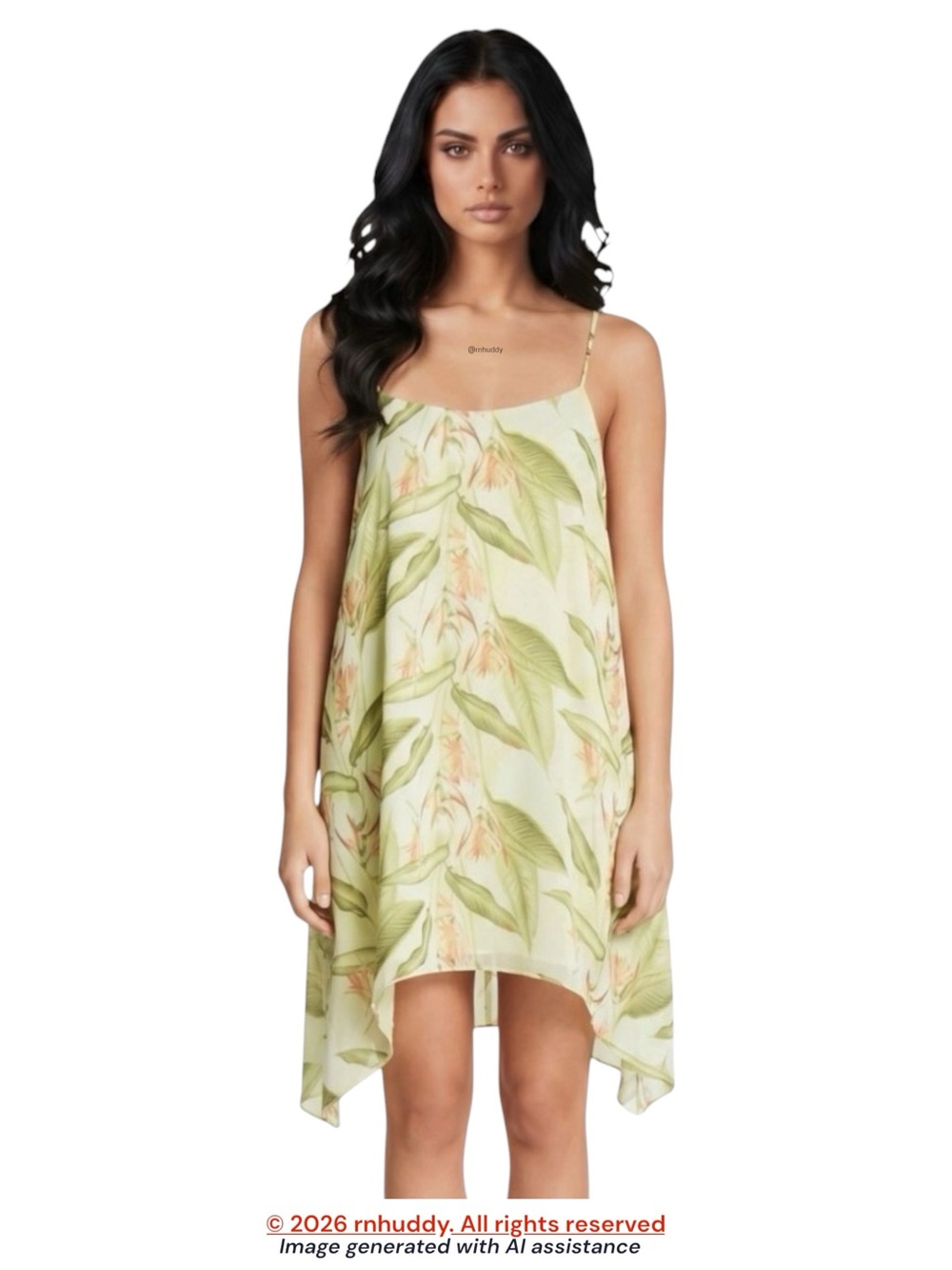 BCBGeneration XXS low back tropical shark bite dress